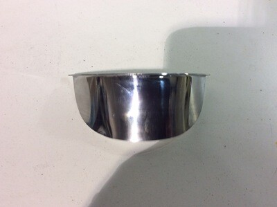 CHROME SPOT LIGHT VISOR 4.5 INCH