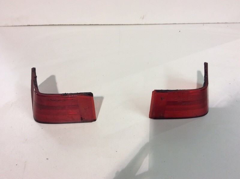 Corner Light Replacement Lens (Red) 1989-Up Harley King Tour Pak