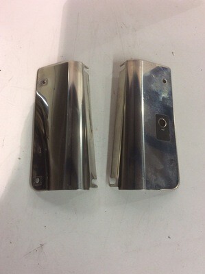 HARLEY DAVIDSON SOFTAIL FORK TUBE UPPER TRIPLE TREE COVER TINS