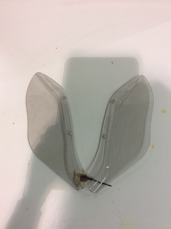 Pair Smoke Side Fairing Windshield Air Deflector For Harley Electra Glide 96-13