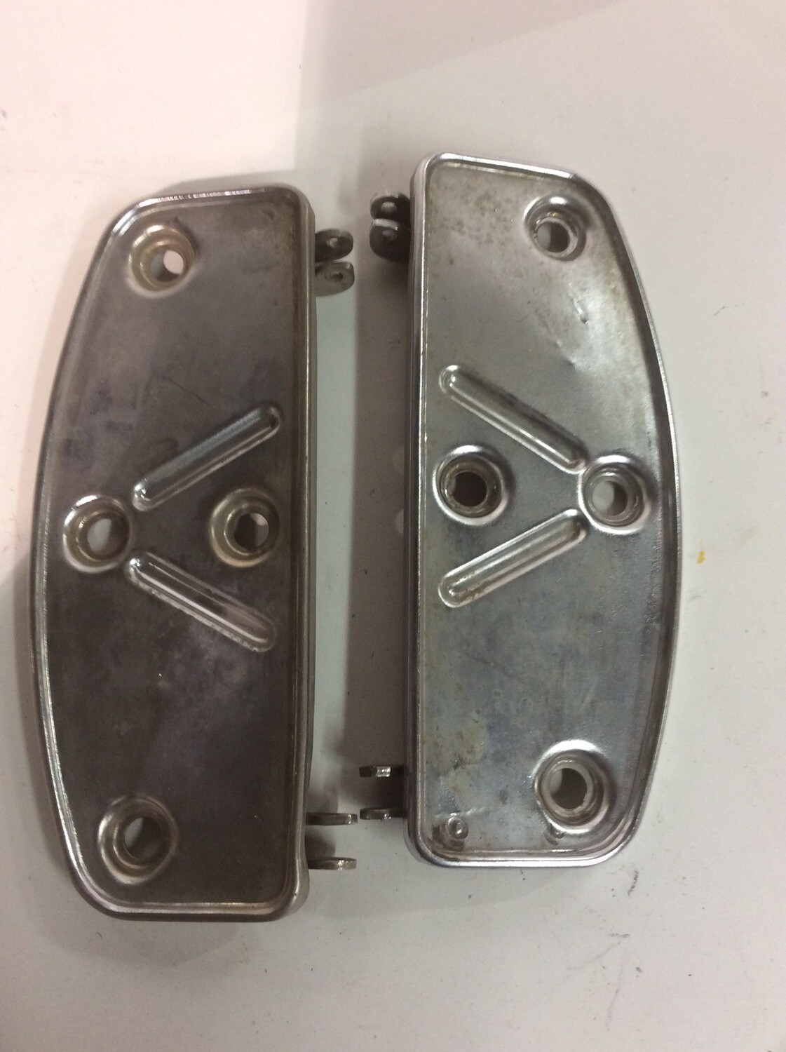 OEM HARLEY DAVIDSON FOOTBOARD FLOORBOARD PANS (NO INSERTS)