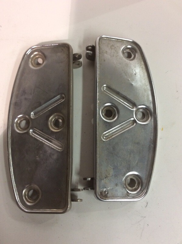 OEM HARLEY DAVIDSON FOOTBOARD FLOORBOARD PANS (NO INSERTS)