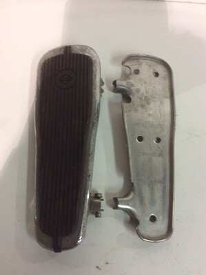 Genuine Harley OEM 86-17 Softail Tapered Logo Rider Driver Floorboard Foot Board - MISSING 1 INSERT