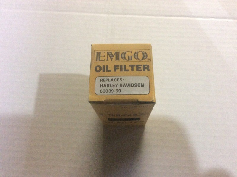 Emgo Oil Filter 10-28300 Replaces Harley Davidson 63839-59 Big Twin Shovelhead Sportster