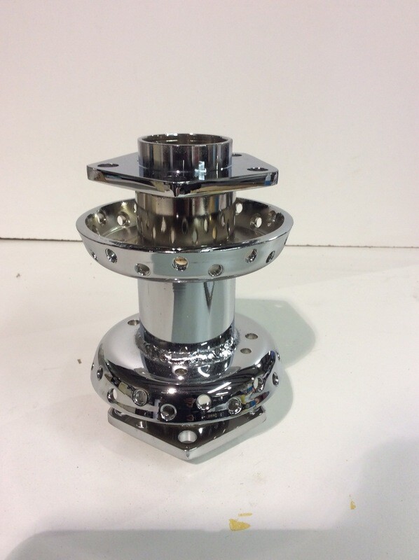 BT CHROMED HUB (BARE) 73-84 Shovelhead