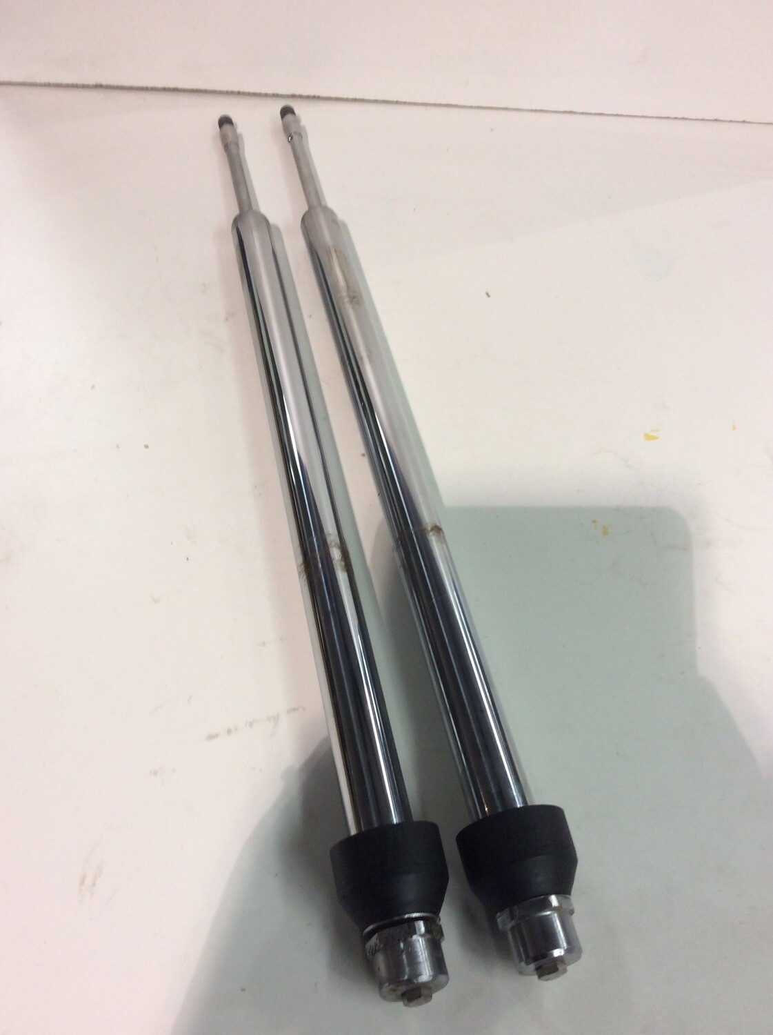 35MM CHROME FORK TUBES 23.5" LONG