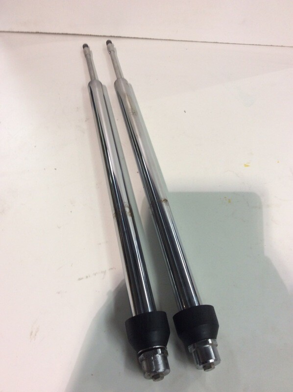 35MM CHROME FORK TUBES 23.5" LONG