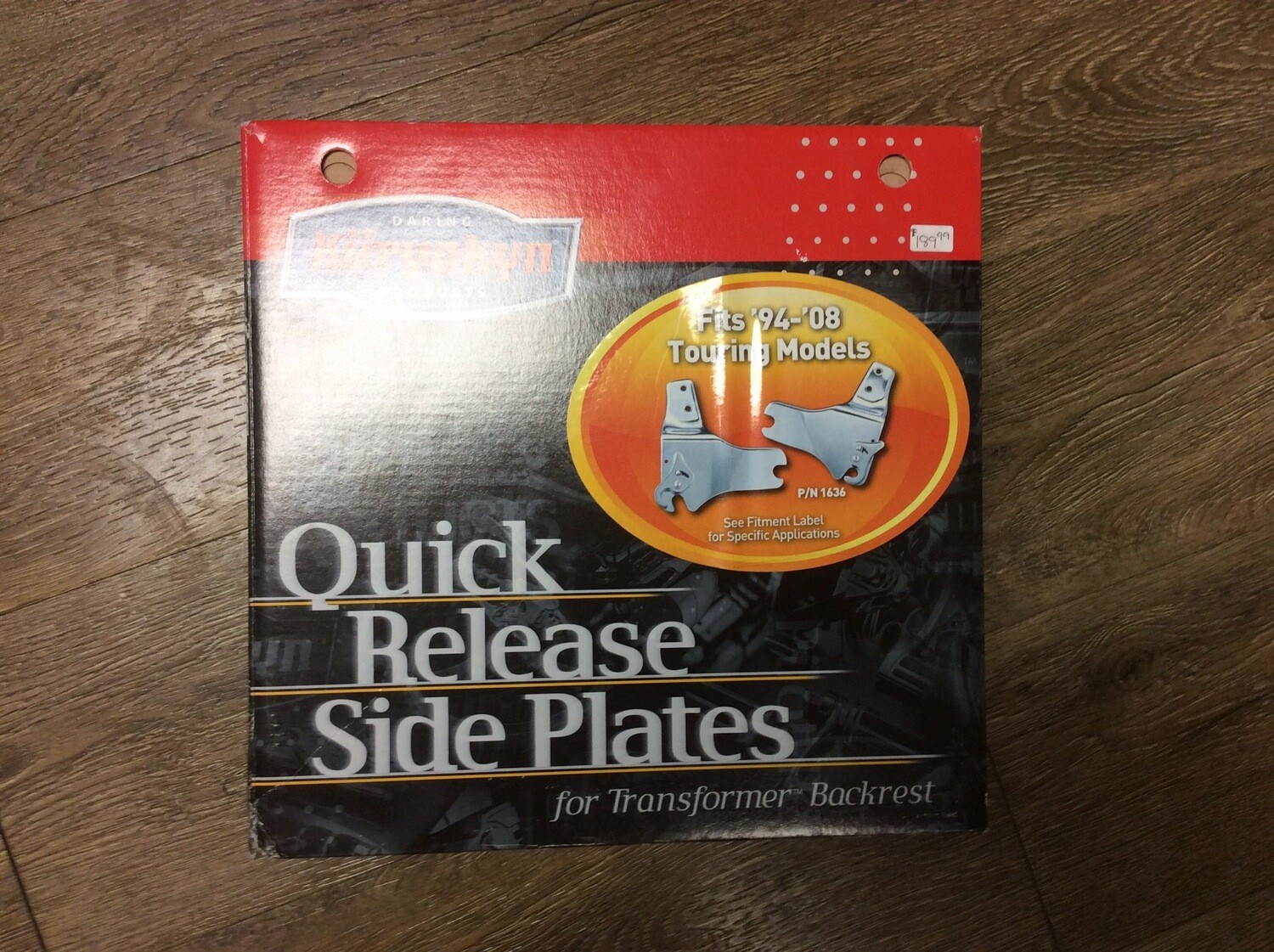 Kuryakyn Quick Release Side Plates for Transformer Backrest '94-08' Touring 1636