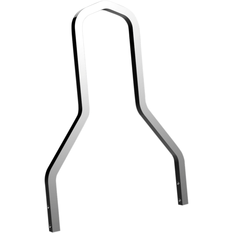 Drag Specialties Square Sissy Bar Short - 11in. x 11in. - Chrome - 1501-0524