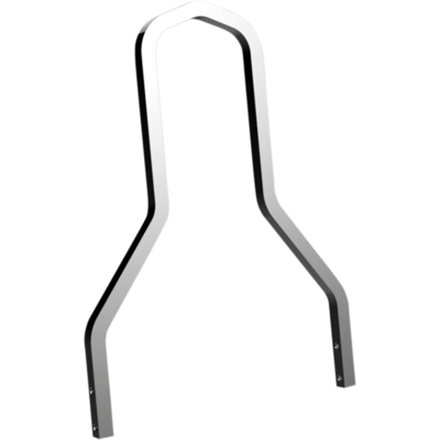 Drag Specialties Square Sissy Bar Short - 11in. x 11in. - Chrome - 1501-0524