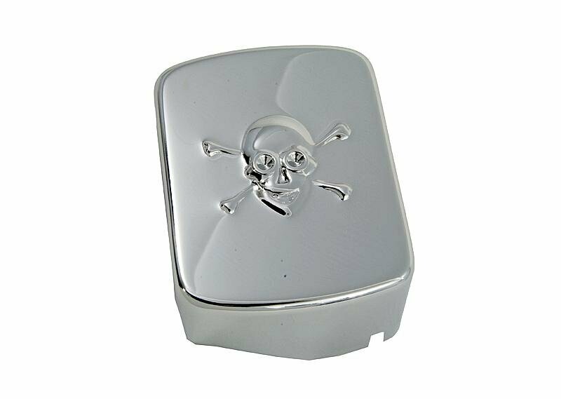 CHROME SKULL COIL COVER FX-FL FXST 65-99