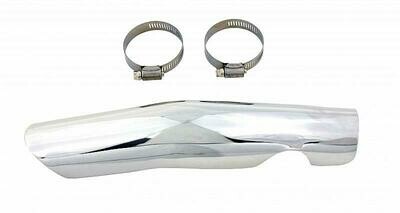 CHROME REAR EXHAUST SHIELD 65563-70 SHOVELHEAD FL 70-84 CHROME REAR EXHAUST SHIELD 65563-70 SHOVELHEAD FL 70-84