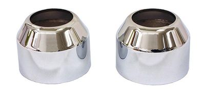 CHROME FORK BOOT COVER 91-ON FXST-FXDWG