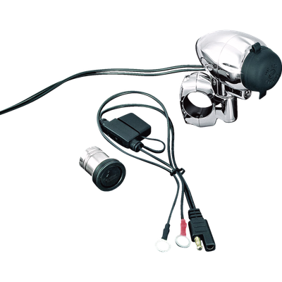 KURYAKYN HANDLEBAR ELECTRICAL POWER POINT F/1-1/4"BAR PN 1476