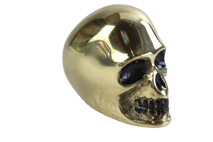 Brass Skull Style Shifter Knob