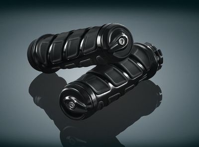 KURYAKYN 1982-17 KINETIC GRIPS, GLOSS BLACK, PN 6351