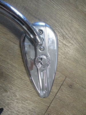 WILLIE G SKULL TEAR DROP MIRROR RIGHT SIDE