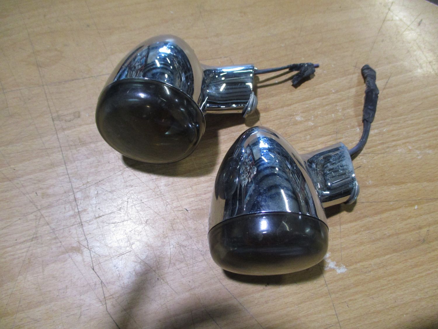 TAKE OFF BULLET TURN SIGNALS W/ SMOKED LENS REAR  PR