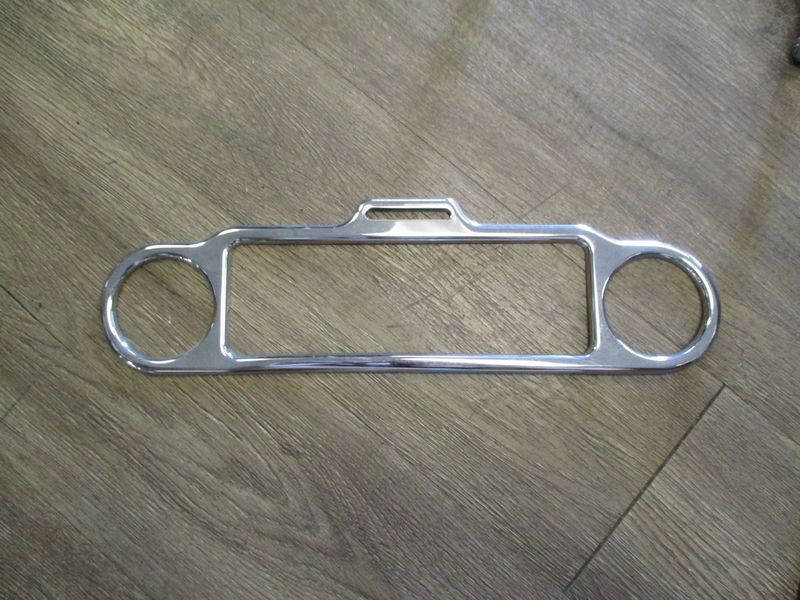 HARLEY DAVIDSON TOURING CHROME RADIO TRIM 74612-06 TAKE OFF