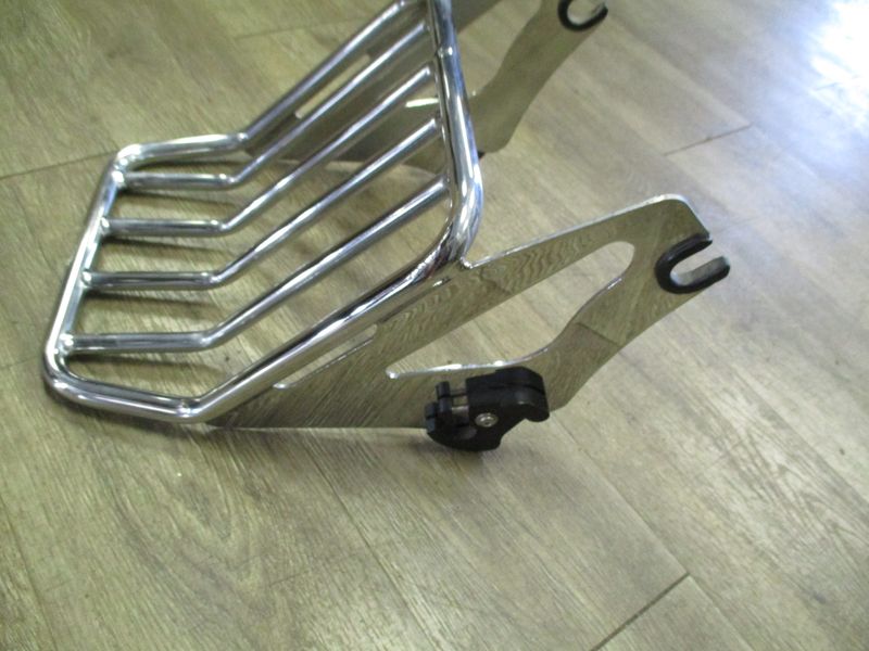 CHROME 2-UP TOURING QUICK DETACH LUGGAGE RACK GENUINE HARLEY