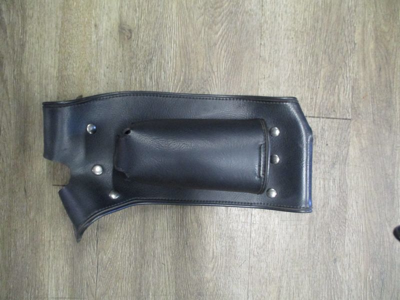 SADDLEBAG GUARD BAG LEATHER BOTTLE HOLDER BAG