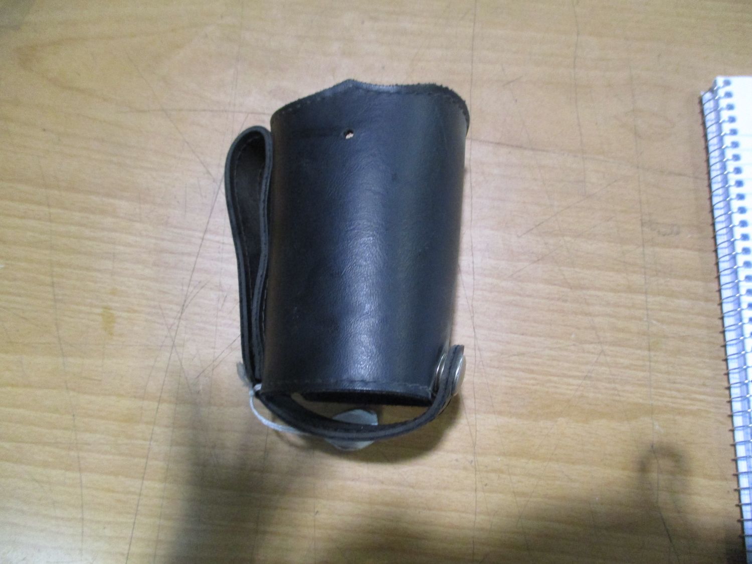 MOTORCYCLE LEATHER DRINK CUP BOTTLE HOLDER (UNIVERSAL)