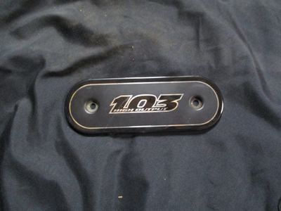 HARLEY DAVIDSON 103 HIGH OUTPUT AIR BREATHER CLEANER MEDALLION HARLEY DAVIDSON 103 HIGH OUTPUT AIR BREATHER CLEANER MEDALLION