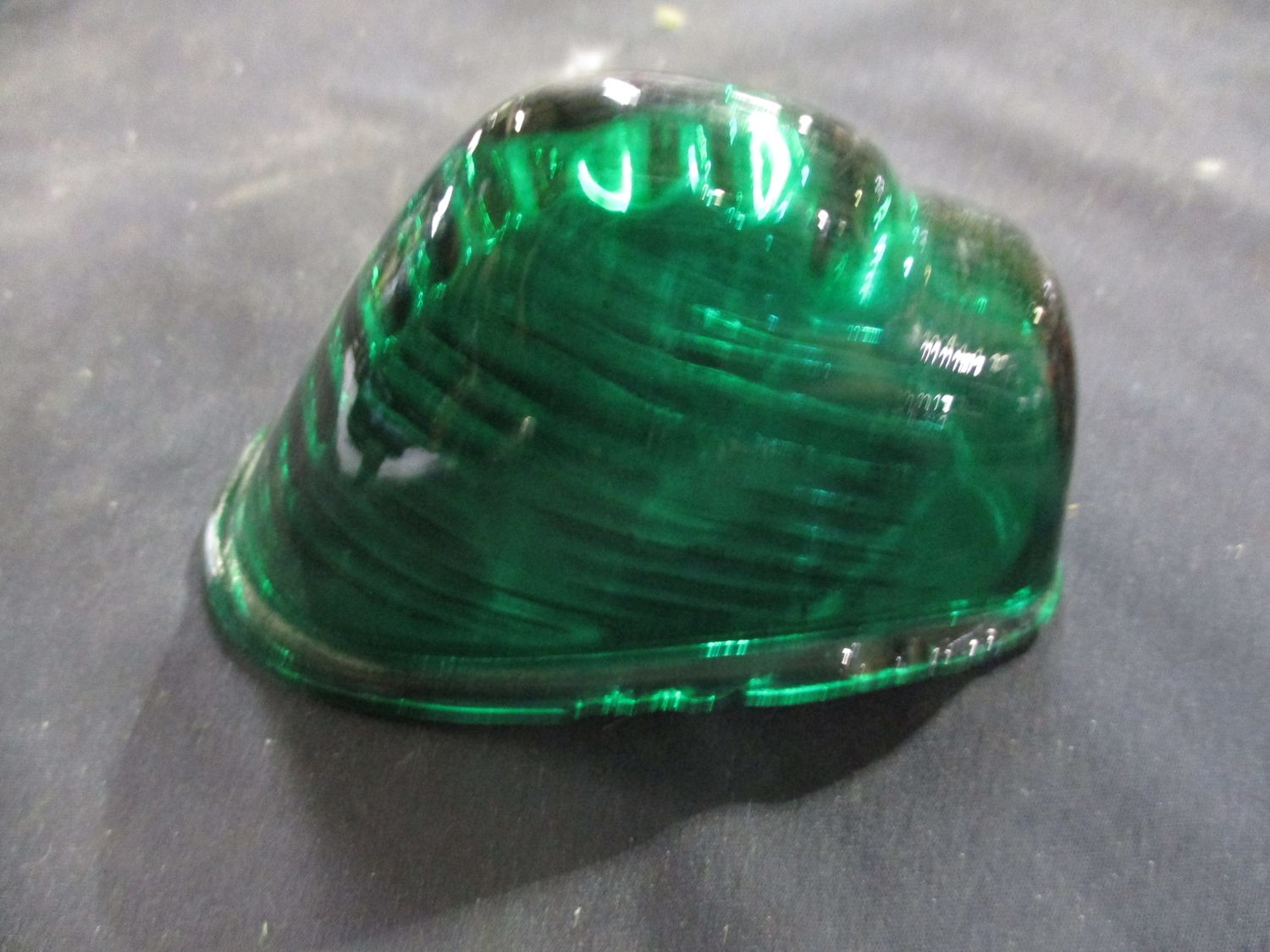ORIGINAL HARLEY GREEN REPLACEMENT FENDER LIGHT GLASS