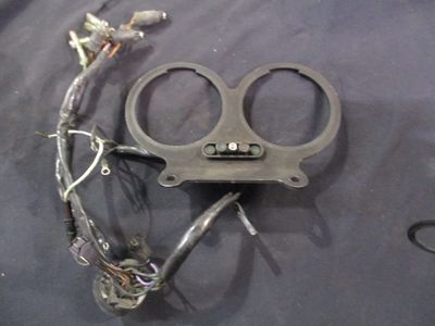 Harley Davidson FXR, Sportster Gauge Mount Bracket with indictors