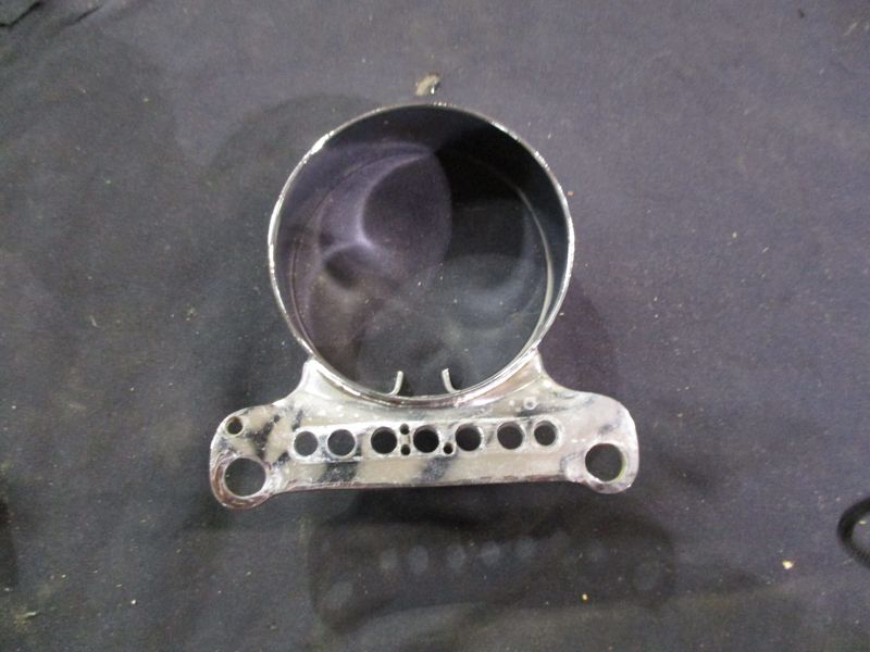 Single Gauge Mount Bracket Chrome for Harley Sportster Evo Twin Cam 1995-05