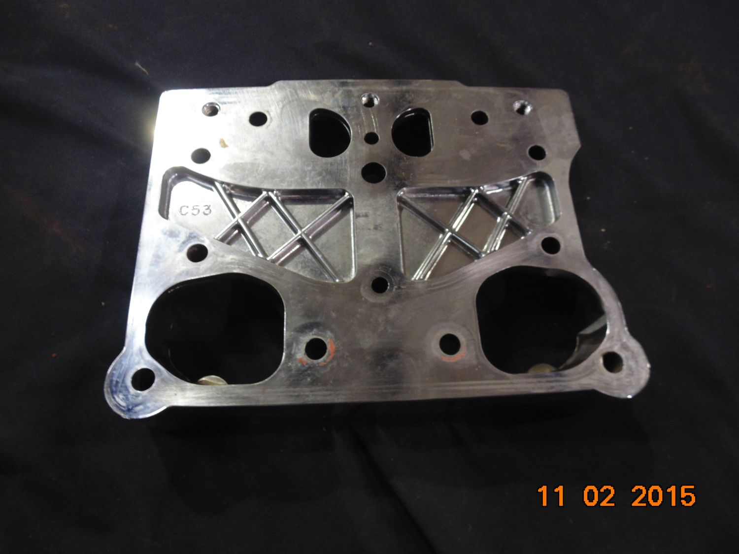 HARLEY DAVIDSON OEM TWIN CAM CHROME ROCKER BOX LOWER 17543-99