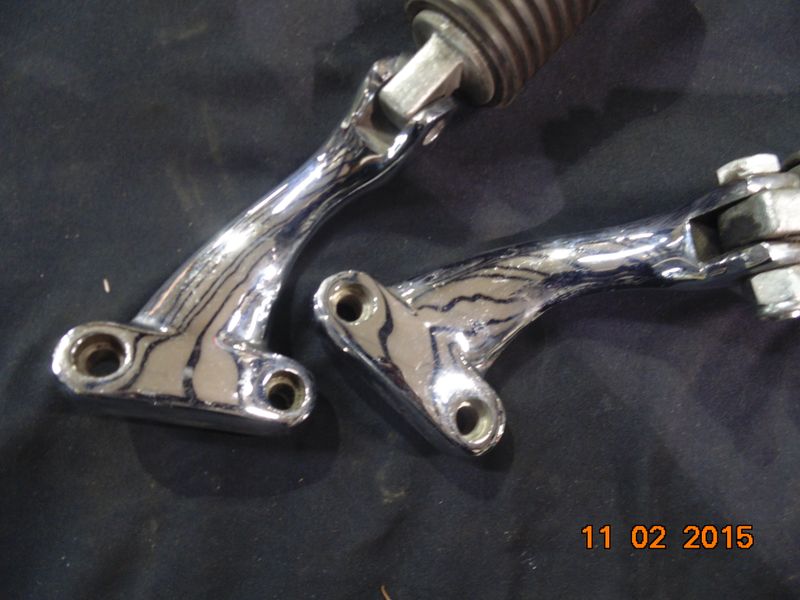 Harley Davidson Sportster 883 & 1200 Chrome Footpeg Footrest Mount Bracket