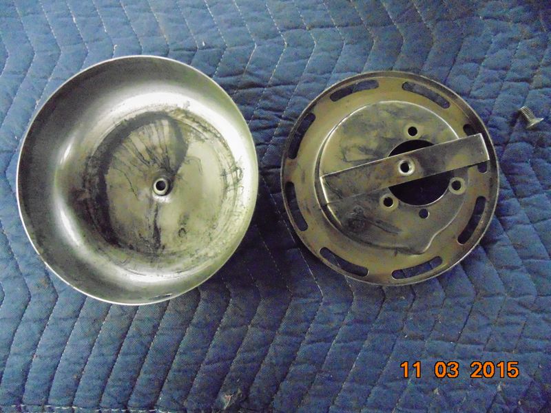 ROUND 8" COVER AND BACKING AIR CLEANER  BENDIX