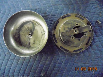 ROUND 8 ROUND 8" COVER AND BACKING AIR CLEANER BENDIX