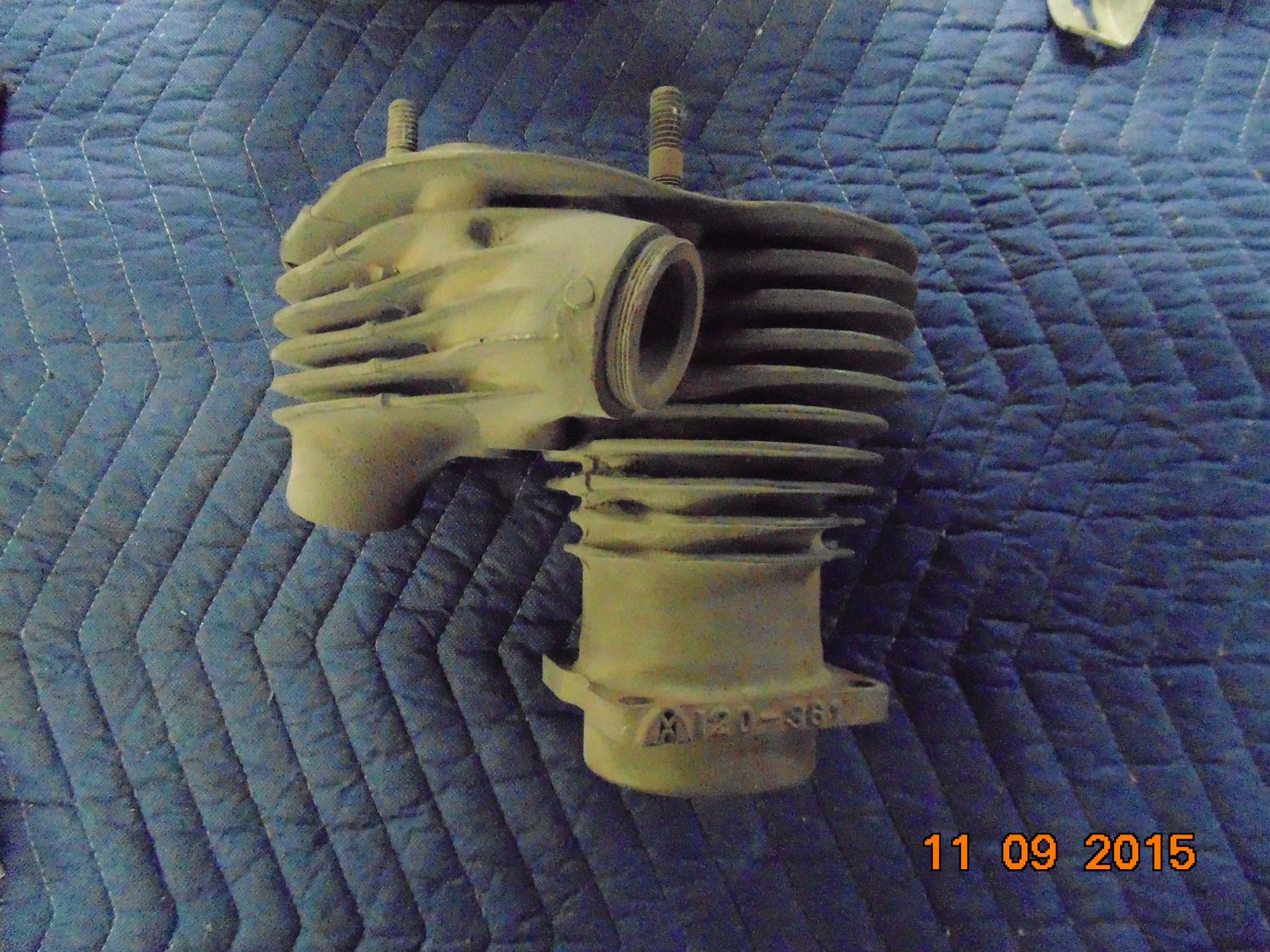 Harley Davidson WL WLA Cylinder Barrel - REAR Flathead Motor Engine 45 W Model