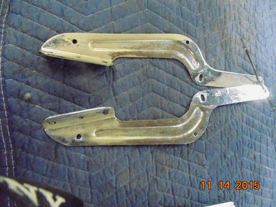 Harley FLH Shovelhead Panhead Batwing Fairing Mounts Brackets 58165-65 58166-65 Harley FLH Shovelhead Panhead Batwing Fairing Mounts Brackets 58165-65 58166-65