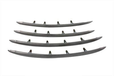 Rear Fender Top Stainless Steel Trim Set
