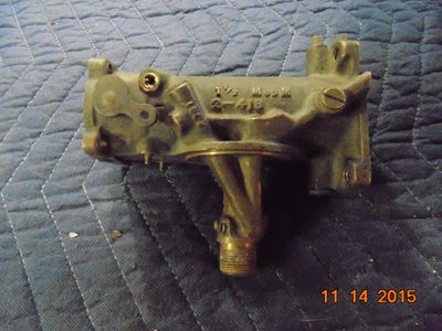 Vintage Harley OEM Knucklehead Panhead M-74B Linkert Carb Body Vintage Harley OEM Knucklehead Panhead M-74B Linkert Carb Body