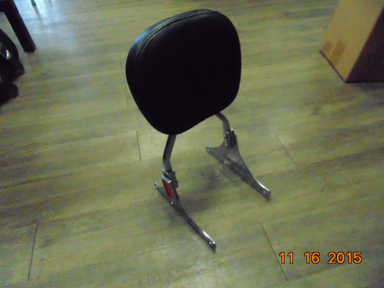 HARLEY GENUINE HERITAGE SOFTAIL BACKREST - SISSY BAR - SIDE PLATES - LEATHER PAD