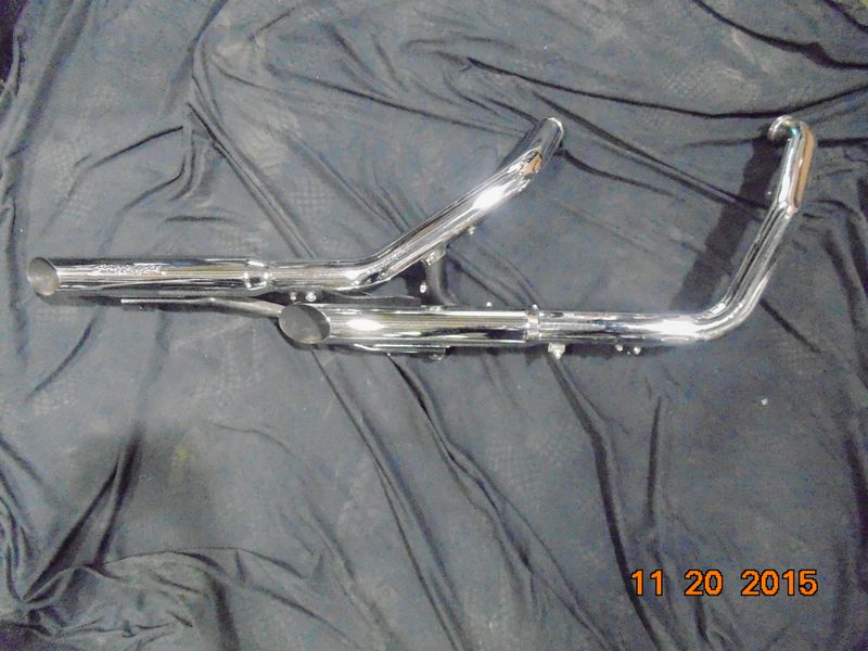 95-05 HARLEY DAVIDSON DYNA EXHAUST HEADER PIPE WITH SCREAMIN EAGLE MUFFLERS