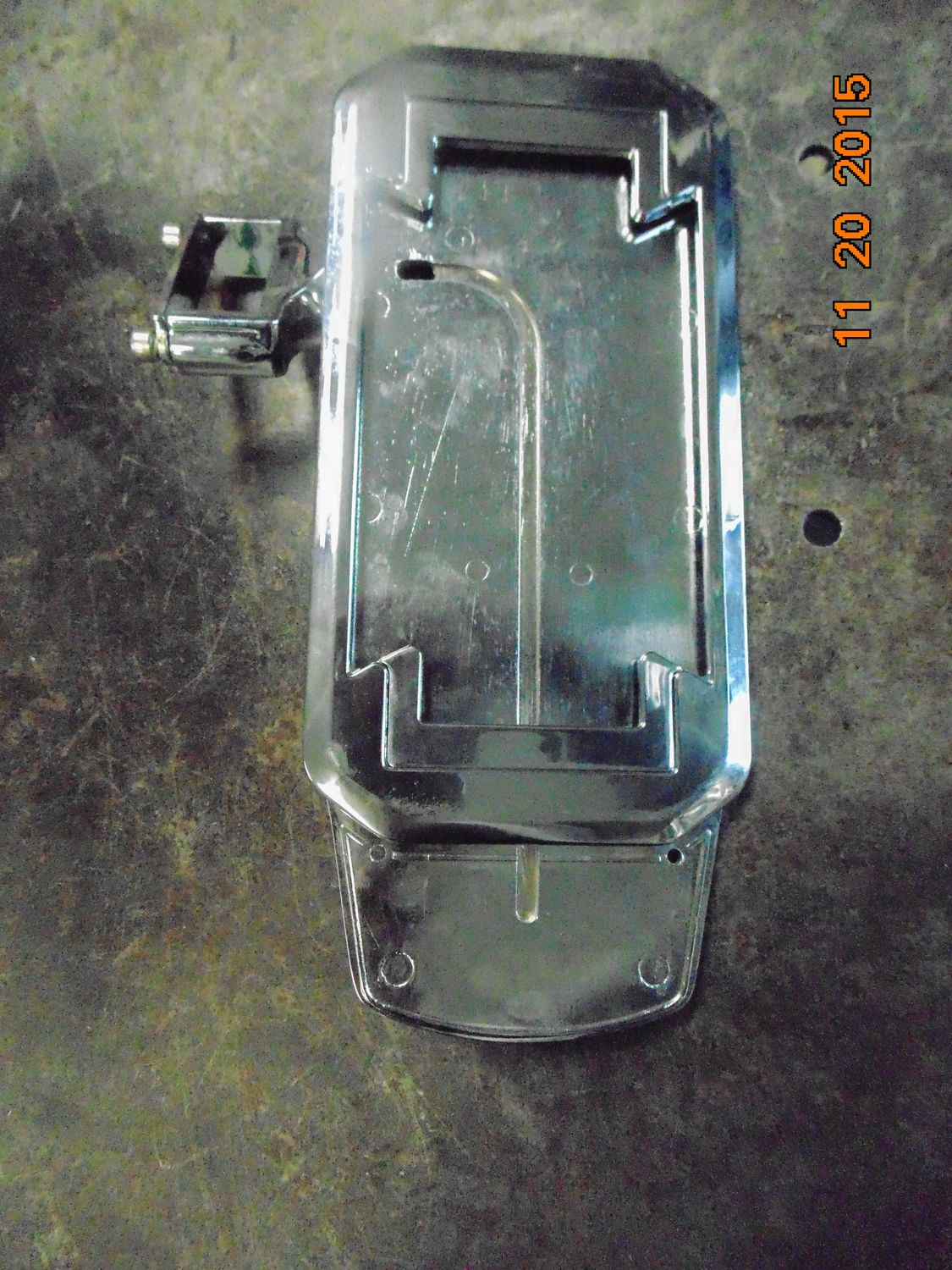 Harley Dyna Sportster Custom Chrome Swingarm License Plate Side Mount