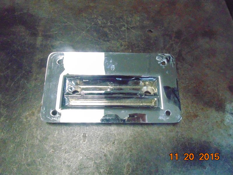 Kuryakyn 113 Laydown License Plate Holder Chrome Harley Davidson Touring 97-08