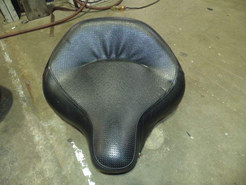 Harley Davidson 2008 - Later Touring Road King Police OEM Solo Seat 52000050 - Ripped