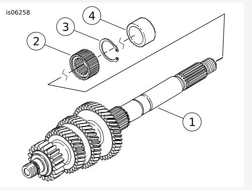 Harley Davidson OEM Mainshaft Kit 6 Speed 35467 06