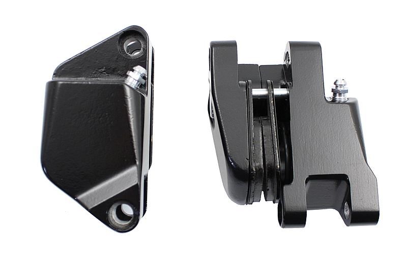 FLAT BLACK DUAL DISC CALIPERS XL-FX 77-83 - 44195-80 FLAT BLACK DUAL DISC CALIPERS XL-FX 77-83 - 44195-80