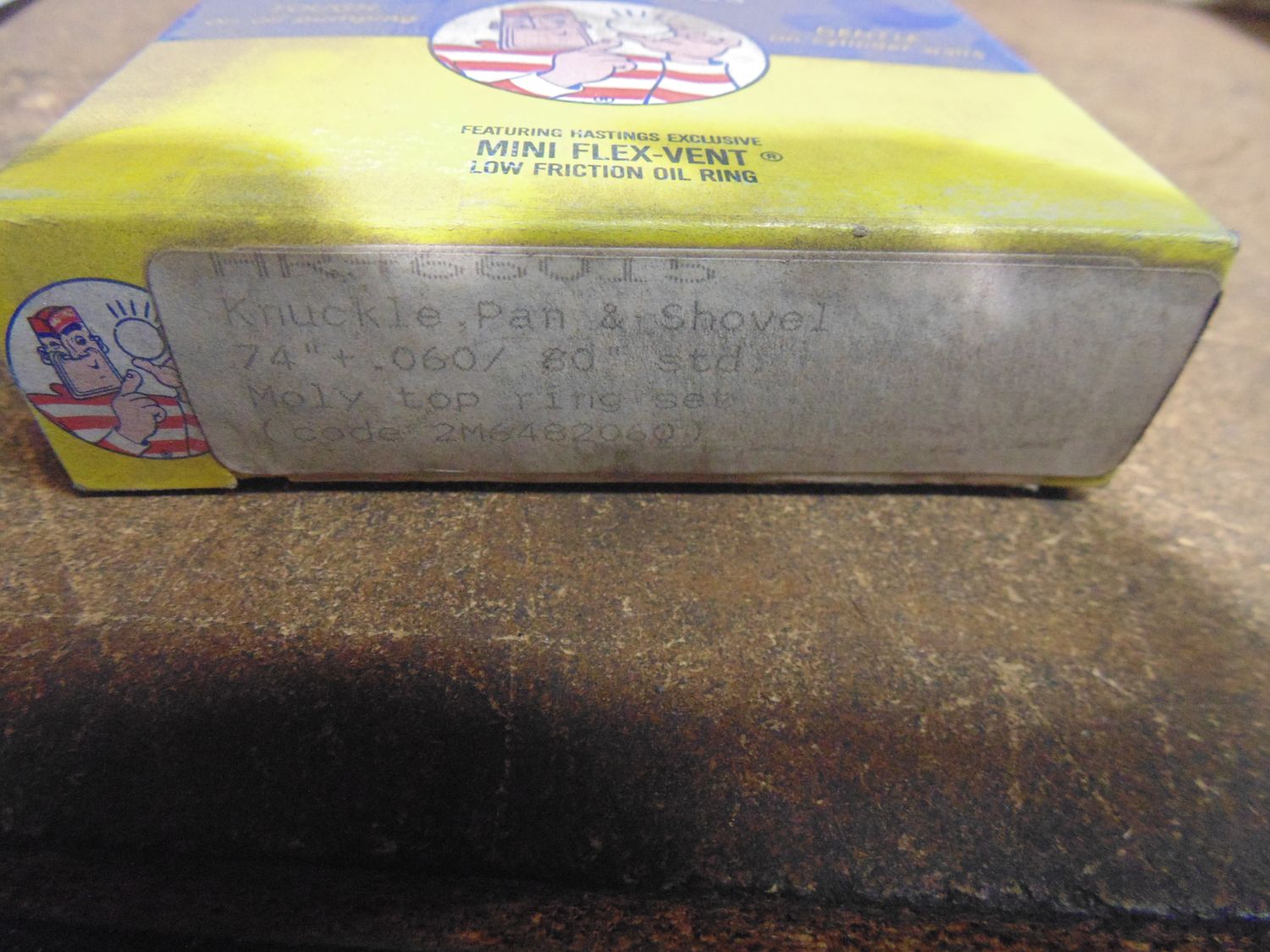 Hastings Moly Ring Set (1200cc) - .060in. Oversize 2M-6482-060 Hastings Moly Ring Set (1200cc) - .060in. Oversize 2M-6482-060