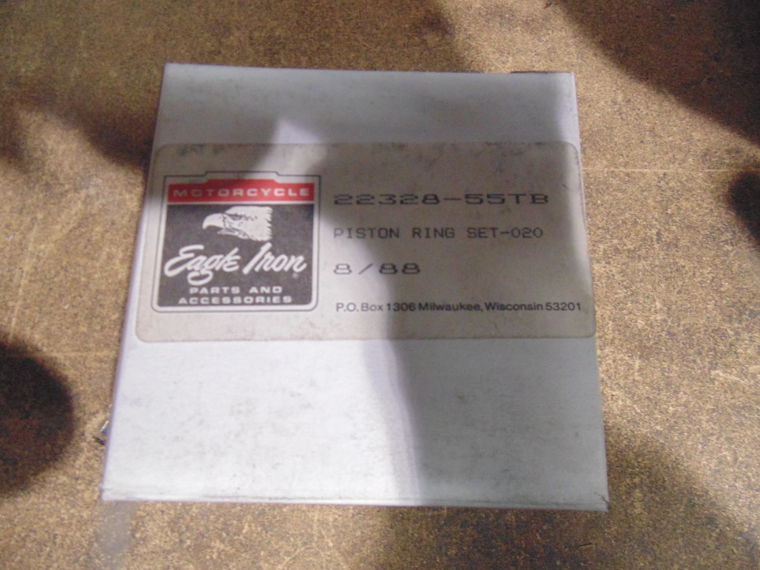 Harley Davidson Eagle Iron NOS Piston Rings, 55-80 Harley Big Twin, .020, 22328-55TB Harley Davidson Eagle Iron NOS Piston Rings, 55-80 Harley Big Twin, .020, 22328-55TB