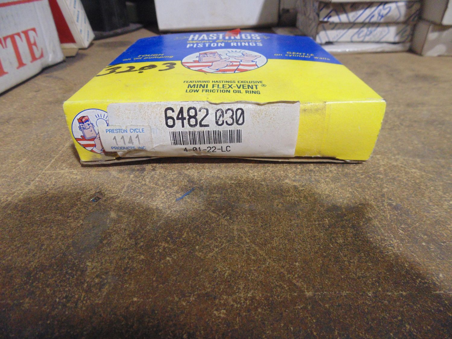 Hastings Moly Piston Rings Harley Davidson 1200cc .030" 6482-030