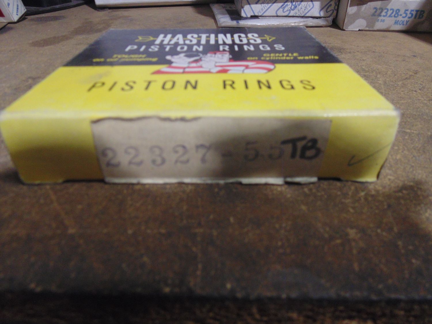 Hastings 6482-010 Cast Piston rings 1200 .010" For Harley Panhead 74" - 22327-55TB