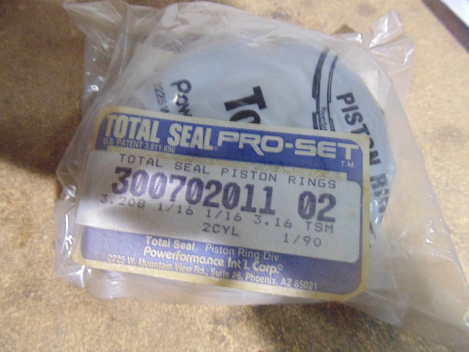 TOTAL SEAL PISTON RING 3007